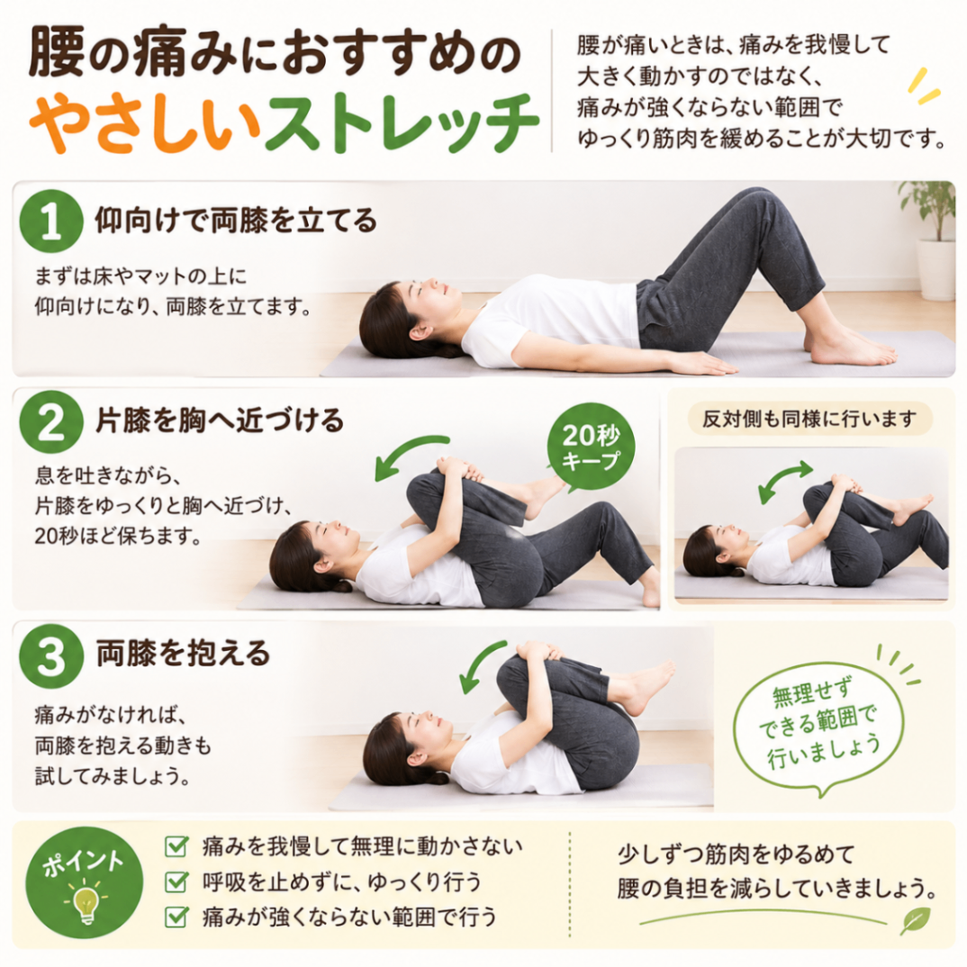 腰痛にやさしいストレッチガイド (2)