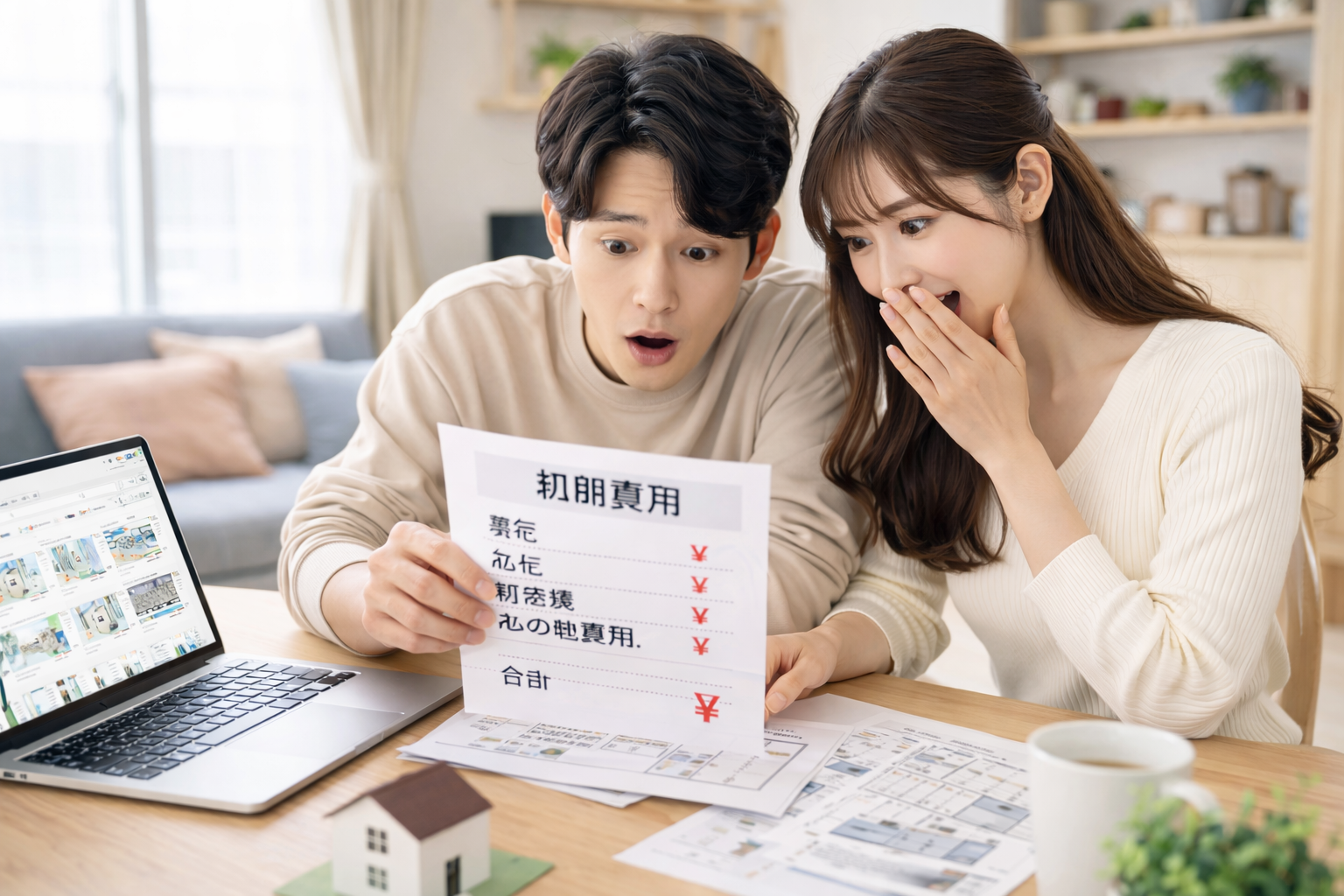 賃貸費用に驚くカップル.png